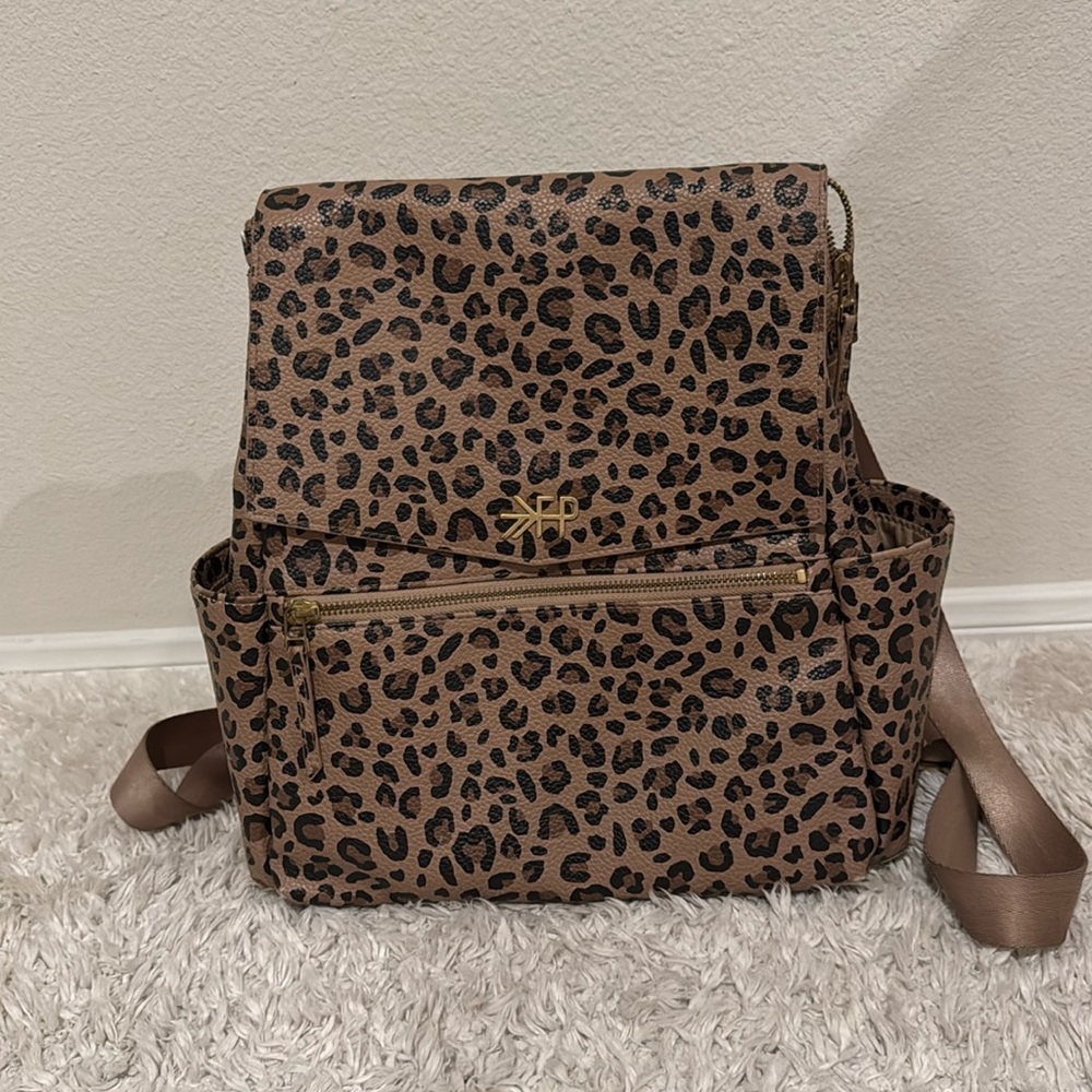 Freshly Picked Cheetah Diaper Backpack ll Size Medium